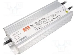 HLG-320H-C1050B Mean Well AC/DC перетворювач, LED драйвер з диммінгом