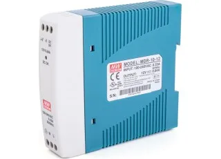 MDR-10-12 Mean Well AC-DC преобразователь на DIN рейку: 10Вт, 12В, 0.84А