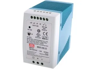 MDR-100-12 Mean Well AC-DC преобразователь на DIN рейку; 100Вт, 12В, 7.5А