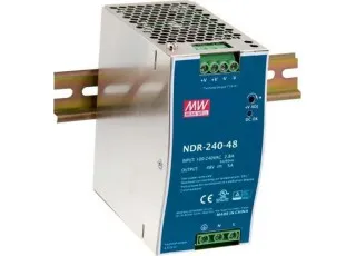 NDR-240-48 Mean Well AC/DC перетворювач на DIN-рейку; 240Вт, 48В, 5А