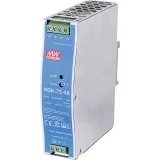 NDR-75-48 Mean Well AC/DC преобразователь на DIN рейку; 75Вт, 48В, 3.2А