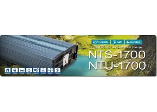 NTS-1700-224EU Mean Well DC/AC перетворювач 24/220В, 1700Вт, під європейську розетку
