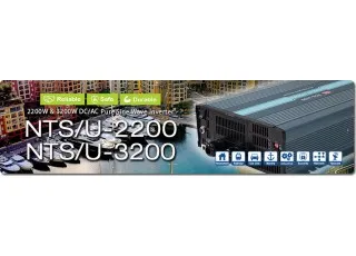 NTS-3200-224EU Mean Well DC/AC перетворювач 24/220В, 3200Вт, під європейську розетку