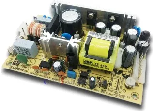 PD-45A Mean Well AC-DC перетворювач без корпусу, 2 виходи
