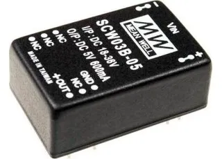 SCW03B-05 Mean Well DC-DC преобразователь изолированный, на плату