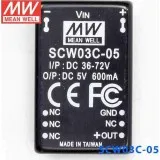 SCW03C-05 Mean Well DC-DC перетворювач ізольований, на плату