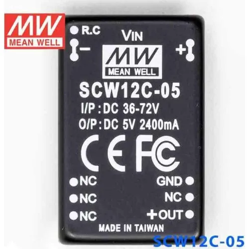 SCW12C-15 Mean Well DC-DC преобразователь изолированный, на плату