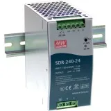 SDR-240-24 Mean Well AC/DC перетворювач на DIN рейку; 240Вт, 24В, 10А