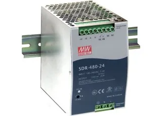 SDR-480-48 Mean Well AC/DC преобразователь на DIN рейку; 480Вт, 48В, 10А