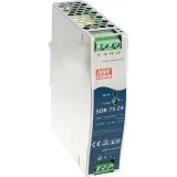 SDR-75-24 Mean Well AC/DC преобразователь на DIN рейку; 75Вт, 24В, 3.2А