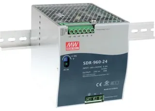 SDR-960-48 Mean Well AC/DC перетворювач на DIN-рейку; 960Вт, 48В, 26А