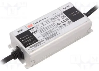 XLG-75-L-A Mean Well AC-DC преобразователь, LED драйвер