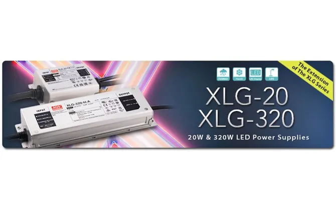 Новые драйверы светодиодов серии XLG на 20Вт и 320Вт !