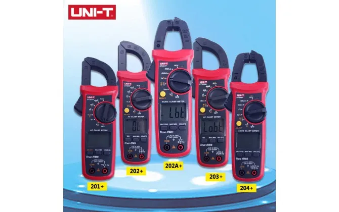 Встречайте новинки от UNI-T: клещи токовые UT201+/UT202+/UT202A+/UT203+/ UT204+