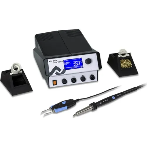 i-CON VARIO 2 + i-Tool Air S + Chip Tool Vario ERSA (ICV2000AC) Станция паяльно-ремонтная двухканальная
