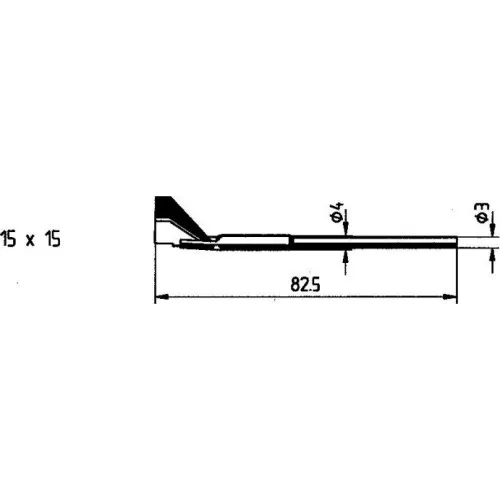 Ersa 452QDLF150 (422QD6) Насадки для выпаивания 15.0 мм, к термопинцету
