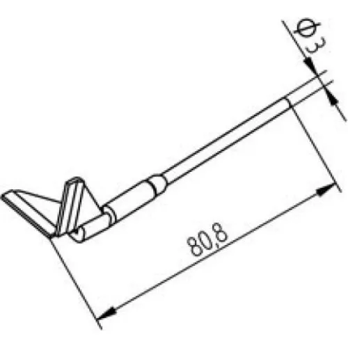 Ersa 452QDLF200 (422QD4) Насадки для выпаивания 20.0 мм, к термопинцету