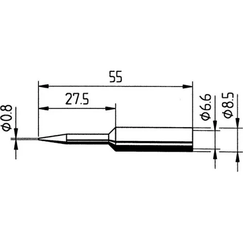 Ersa 832SD(LF) Жало для паяльника, "конус" 0.8 мм