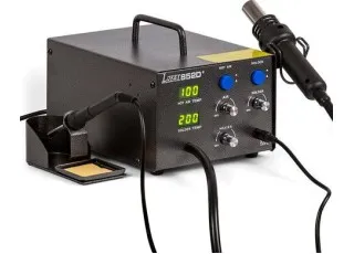 LUKEY 852D+FAN Термоповітряна паяльна станція + термофен