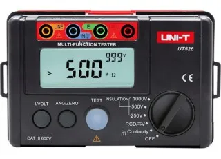 UT526 Uni-T Мегаомметр, измеритель сопротивления заземления и изоляции