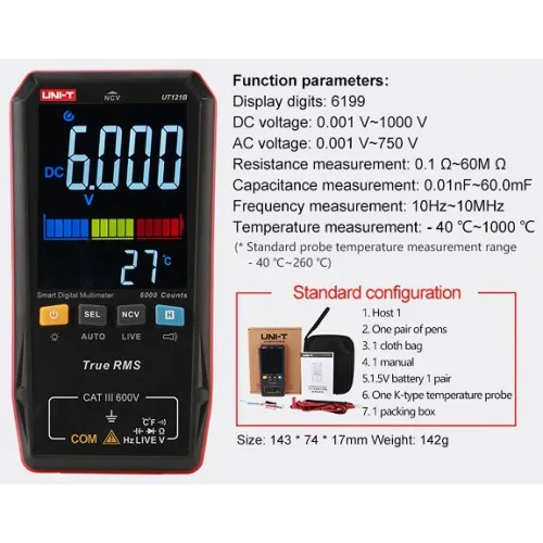 UT121B Uni-T Мультиметр універсальний