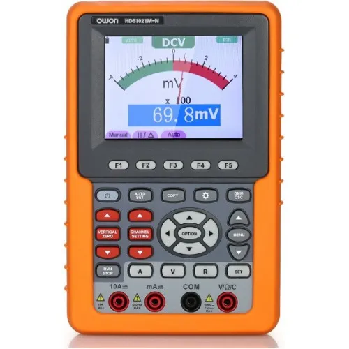 HDS1021M-N OWON Осциллограф портативный 1-канальный, мультиметр, анализатор спектра