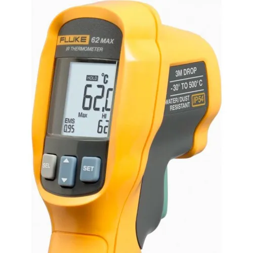 FLUKE 62 MAX Пирометр, бесконтактный измеритель температуры, двойной лазер