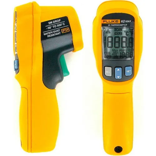 FLUKE 62 MAX Пирометр, бесконтактный измеритель температуры, двойной лазер