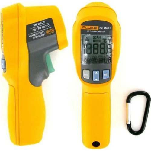 FLUKE 62 MAX+ Пірометр, безконтактний вимірювач температури, подвійний лазер